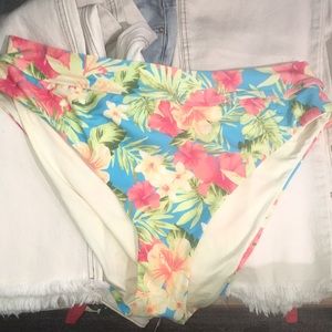Forever 21 plus tropical bikini bottom